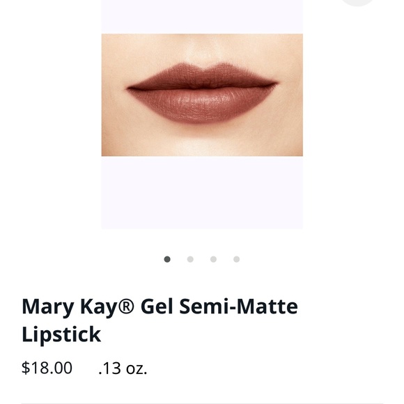 Mary Kay semi-matte lipstick in color rich truffle, brand new no box unused - Picture 3 of 4